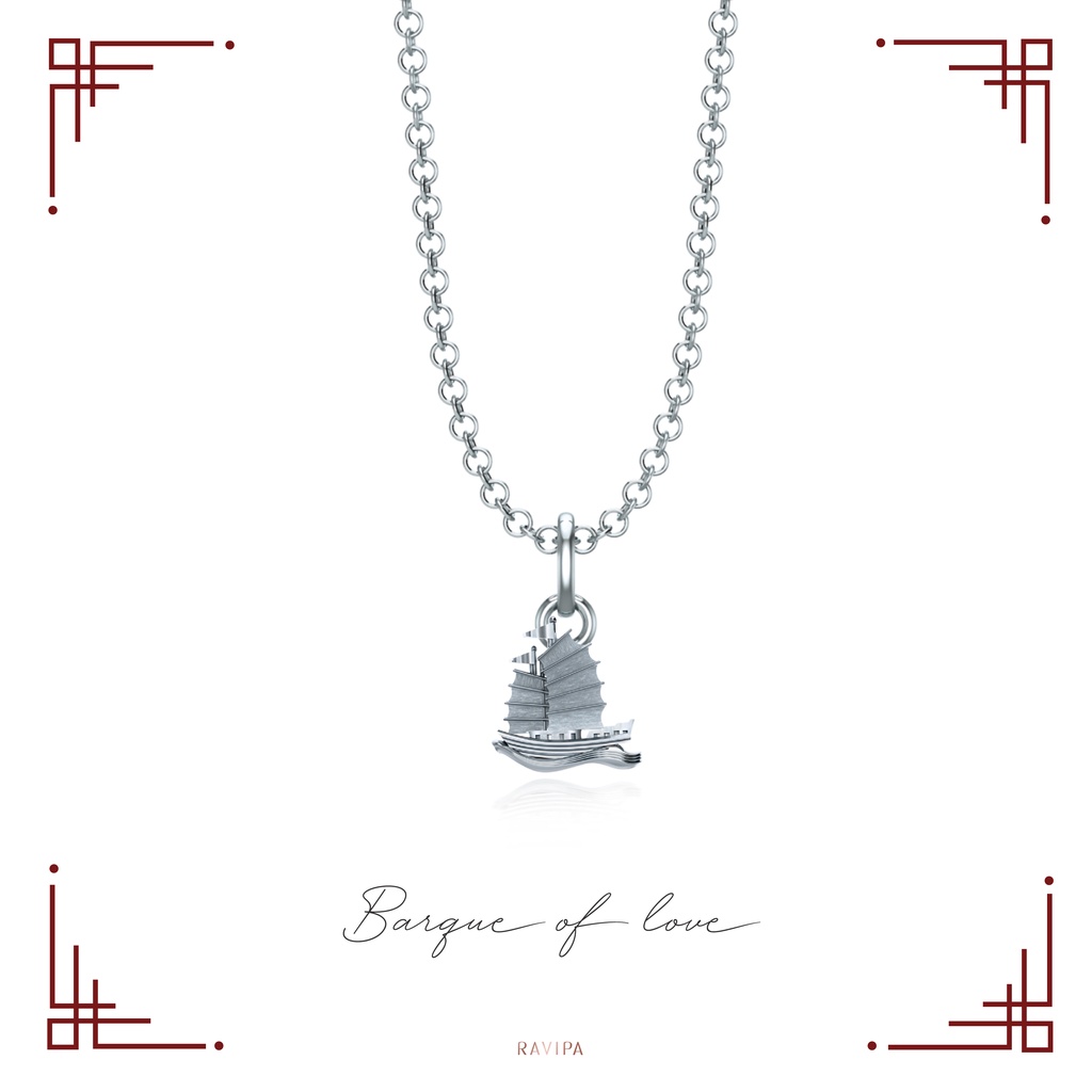 RAVIPA - เจ้าแม่ทับทิม - Barque of love Necklace