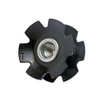 สตานัทสำหรับตอกยึดซางโช๊ค พร้อมสกรู M6 x 40 mm. MTB Star Nut 1-1/8" With screw (2ชุด)
