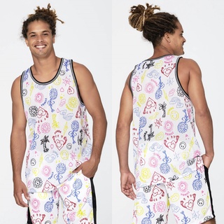 Zumba Happy Mesh Basketball Tank (เสื้อกล้ามออกกำลังกายซุมบ้า)