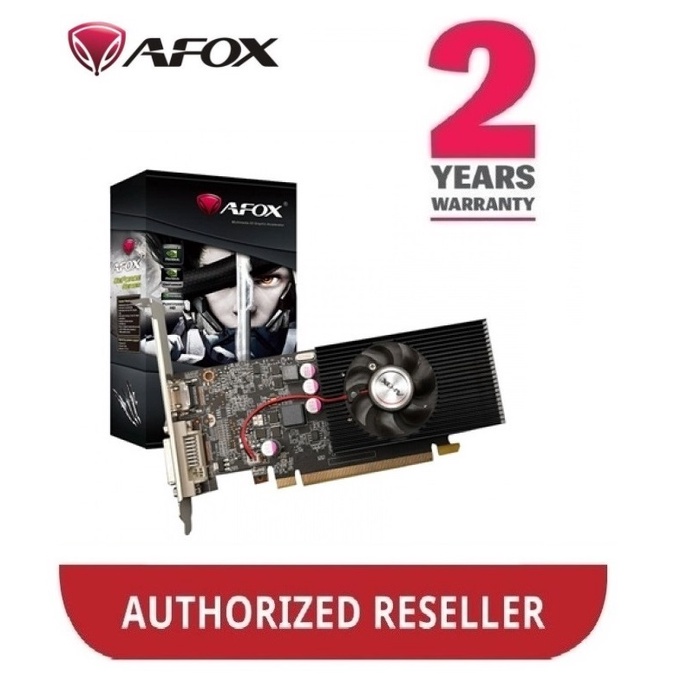 AFOX GeForce GT1030 2GB GDDR5 พัดลมเดี่ยว Low Profile กราฟิกการ์ด GT 1030 2GB