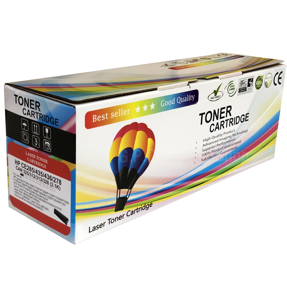 Balloon / CE285A / 85A / หมึกพิมพ์เลเซอร์เทียบเท่า / LaserJet Pro /P1100/P1102/M1136/M1214nfh/สีดำ/2,100 แผ่น/2 กล่อง