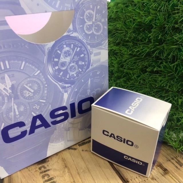 นาฬิกาข้อมือผู้หญิง นาฬิกาแบรนด์เนม สายหนัง นาฬิกาคู่รัก Casio พร้อมกล่องแบรนด์