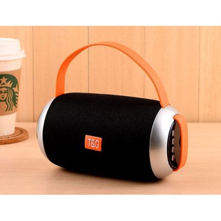 PP ลำโพงบลูทูธ T&amp;G TG112 Portable Wireless Bluetooth Speaker Support TF USB Card AUX Line In Hi-Fi Loud Sound