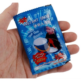 (พร้อมส่ง)หิมะเทียม 8g instant snow sensory play