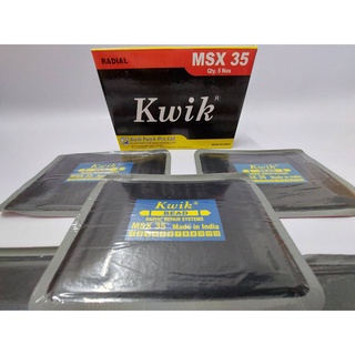 แผ่นปะยางอย่างหนา แผ่นปะยางเรเดียล ขนาดใหญ่ อย่างหนา 4ply  KIWK MSX-35 ขนาด 122×175มม.