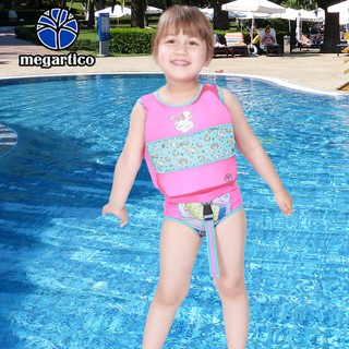 ❤เสื้อชูชีพการ์ตูนสำหรับเด็ก  ชุดฝึกว่ายน้ำ 2 ชิ้น ❤ Swimming Life Jacket, Vest With SOS Whistle Size NEW 2019