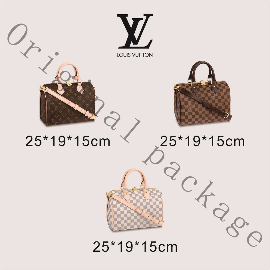Brand new authentic Louis Vuitton SPEEDY 25 handbag (with shoulder strap)