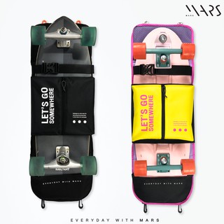 Mars Skate bag  2 in 1 กระเป๋าใส่สเก็ตบอร์ด ที่สามารถพับเป็นกระเป๋าเป้ได้