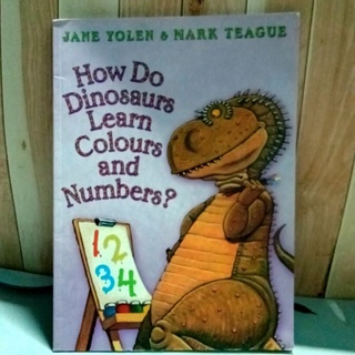 หนังสือปกอ่อน How Do Dinosaurs learn Colours and Number มือสอง