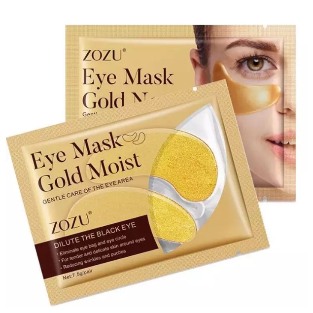 พร้อมส่ง มาร์คตาแผ่นทองคำ Eye Mask Gold Nourish สูตรคอลลาเจนทองคำ ลดริ้วรอย รอยตีนกา ลดถุงใต้ตา-6572