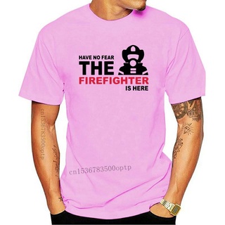 เสื้อยืดแขนสั้นลําลอง ผ้าฝ้าย พิมพ์ลาย Have no fear Firefighter is This Fireman แฟชั่นฤดูร้อน สําหรับผู้ชาย FPhbjg84IGdn