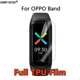 1/3/5/10 ชิ้น สําหรับ OPPO Band สมาร์ทวอทช์ บางเฉียบ ใส เต็มรูปแบบ นิ่ม TPU ซ่อมได้ ฟิล์มไฮโดรเจล ป้องกันรอยขีดข่วน ป้องกันหน้าจอ - ไม่ใช่กระจกนิรภัย