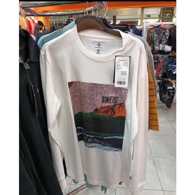 CONVERSE เสื้อยืดคอนเวิร์สแขนยาวของแท้