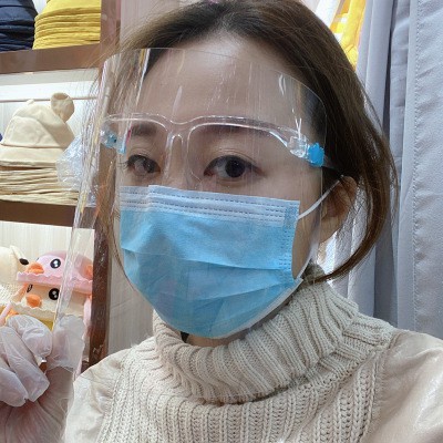 Lowest Price Guarantee【READY STOCK】Anti-fog Face Shield Anti Virus Mask Eye Protection Full Face Cover Cooking Mask A