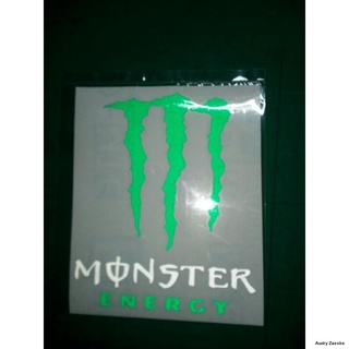 จัดส่งทันทีMONSTER/สติ๊กเกอร์ตัดสะท้อนแสงสำหรับติดรถยนต์/จักรยานยนต์(สินค้าจัดส่งภายใน24ชั่วโมง)