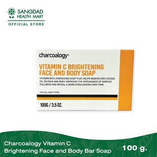 Charcoalogy Vitamin C Brightening Face and Body Bar Soap 100 กรัม