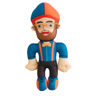 ใหม่ Blippi ตุ๊กตาฟิกเกอร์ ตุ๊กตายัดนุ่น แบบนิ่ม ขนาด 28 ซม. ของขวัญสําหรับเด็ก