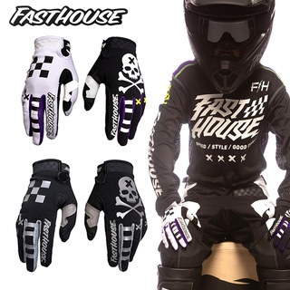 Fasthouse ใหม่ ถุงมือขี่จักรยานวิบาก แบบเต็มนิ้ว 4 สี สําหรับปีนเขา เดินป่า ขี่จักรยาน 4 สี