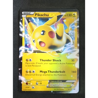 Pikachu EX XY174 พิคาชู Pokemon Card Vivid Series ภาษาอังกฤษ