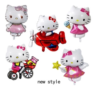 ลูกโป่งฟอยล์ ลาย Hello Kitty ขนาด 45*75 ซม. 1 ชิ้น