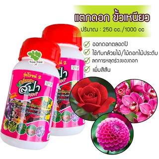 ปุ๋ยน้ำ สปาบำรุงดอก ดอกโต เพิ่มสี กล้วยไม้ สีสวยสด ขั้วดอกเหนียว ใช้กับไม้ทุกชนิด และไม้ดอก ปุ๋ย ปุ๋ยดอก ปุ๋ยต้นไม้ ขนาด