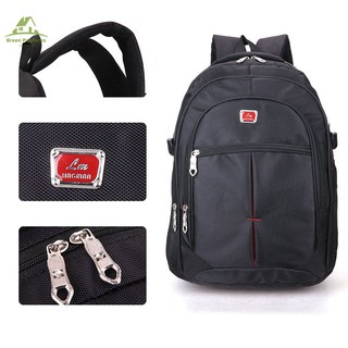 GP00079 Backpack กระเป๋าเป้สะพายหลังกันน้ำ กระเป๋าโน๊ตบุ๊ค กระเป๋าเป้เดินทาง(Black)