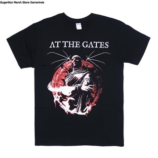 คอลูกเรือเสื้อยืดคอกลมเสื้อยืด ลาย AT THE GATES MUMMY DATE BACK - Mผ้าฝ้ายแท้