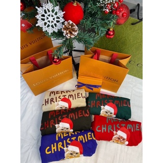 เสื้อยืดโอเวอร์ไซส์ ลายMERRY CHRISMIEW คริสมาสต์