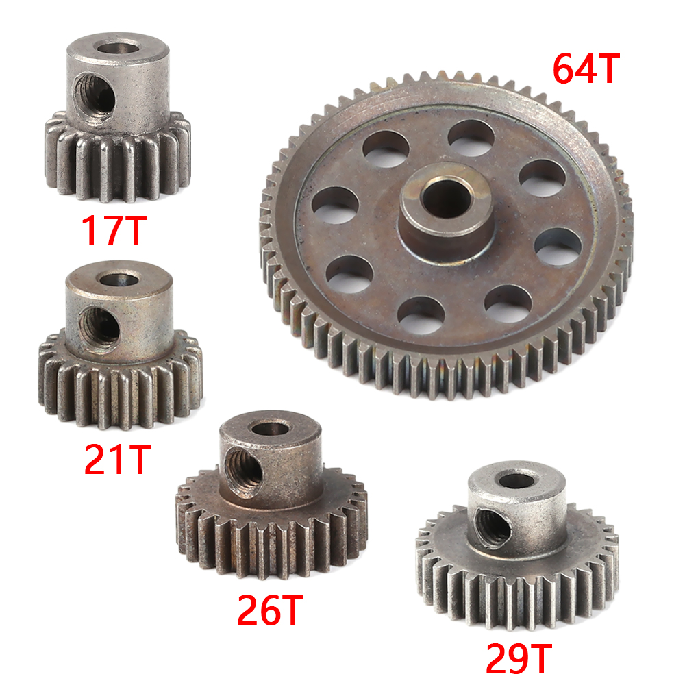 Lansel 11184 เฟืองเกียร์หลัก โลหะ ไม่จํากัดฟัน มอเตอร์เฟืองพิเนียน HSP 21T 64T 11181 5 แบบ 1/10 สําหรับรถบังคับ
