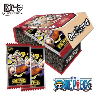 [บอร์ดเกม] การ์ดหมากรุก อะนิเมะ One Piece Wano Country Card Collectors Edition One Piece 1st Metal Hollow Card Hobby and Collection Card Holder Can Exchange Gifts