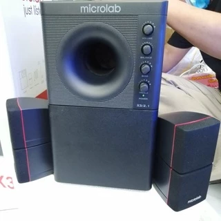 Microlab X3 2.1 Ch ลำโพงซับวูฟเฟอร์ X3 (ริมแดง) และตัวเลือก X3 Bluetooth มีให้เลือก 2รุ่น
