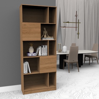 Inhome Furniture ชั้นวางหนังสือ W80×D32×H198 รุ่น SS-8053 Inhome Furniture Book Shelves W80×D32×H198 SS-8053