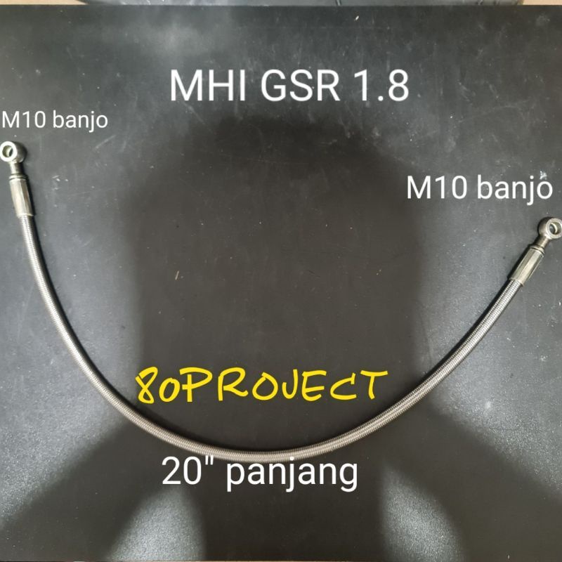 Mitsubishi GSR CK 4G93T EVO123 4G63T 1.8 TD04L TD05 อัพเกรดสายเหล็กถักน้ํามัน