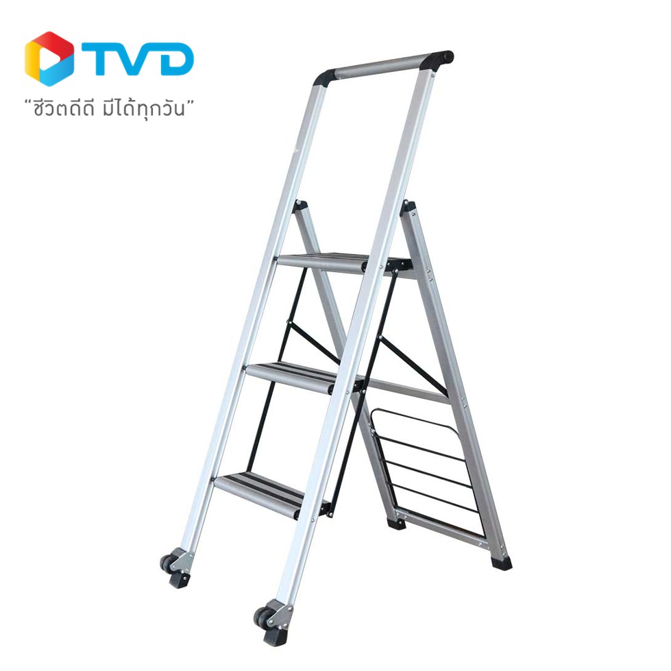 Ladder Cart บันไดมีล้อพับได้ โดย TV Direct Shopee Thailand
