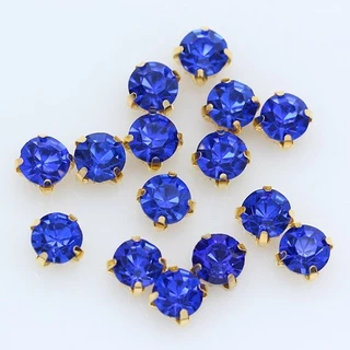 ก้ามปู 3-5 มม. สีทอง 100 ชิ้น/แพ็ค สำหรับเย็บ Rhinestone DIY