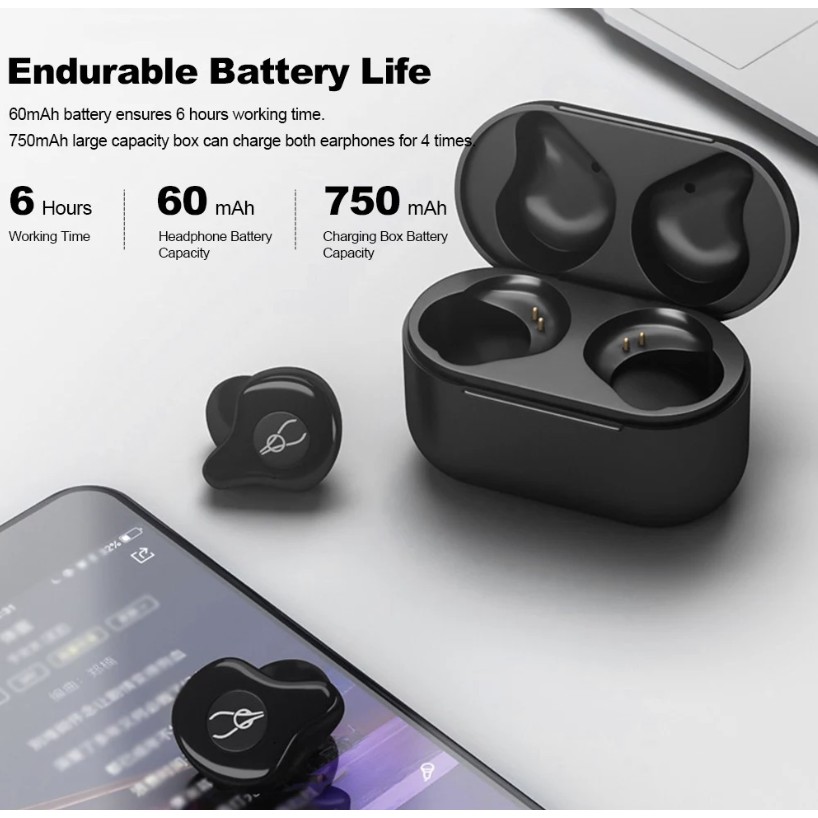 [ เหลือ 1,010 บ. โค้ด AFFPAYNO❗️]SABBAT X12 Pro หูฟังบลูทูธ TWS Earbud หูฟังไร้สาย True Wireless 5.0 หูฟังทรูไวเลส