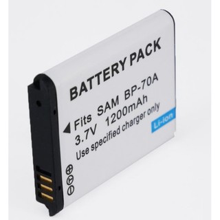 แบตกล้องSAMSUNG BP70A  850mAh For SL50 ES65 ES75 PL80 PL200 SL605 AQ100