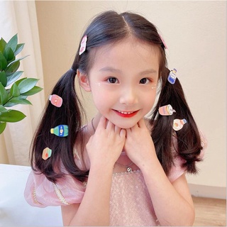 กิ๊บติดผมเด็กสไตล์เกาหลี น่ารักๆ (1แผงมี 10 ชิ้น)Hair clip 2 styles