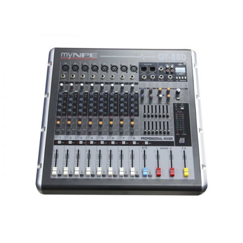 myNPE GT-880 Power Mixer 8mono 2x800W (Bluetooth)