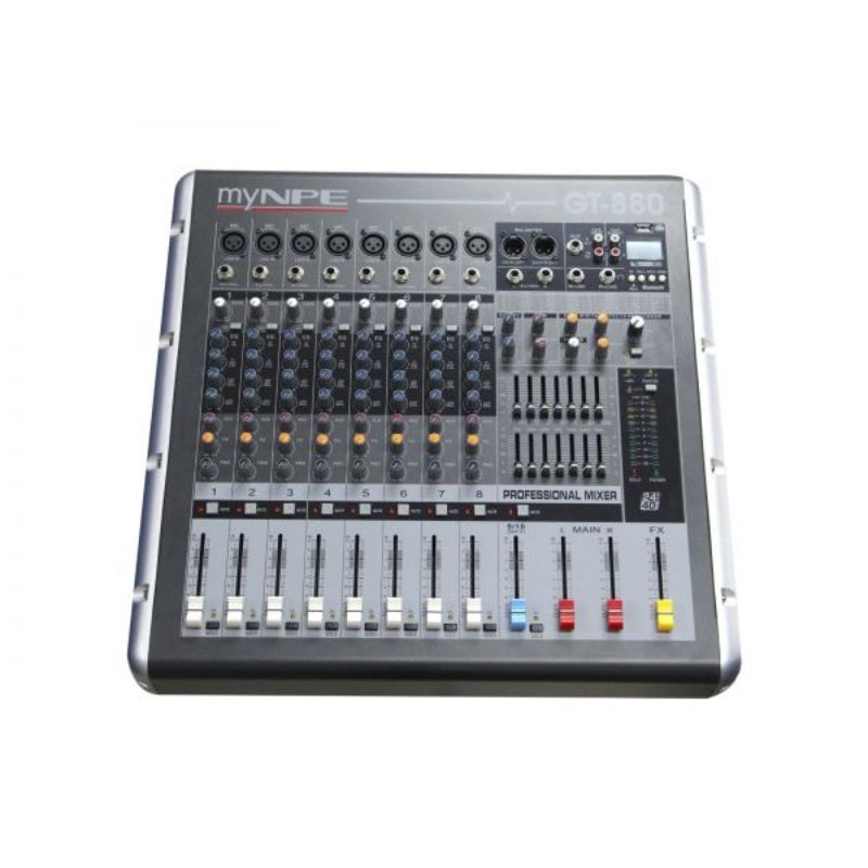 myNPE GT-880 Power Mixer 8mono 2x800W (Bluetooth)