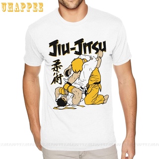 คอลูกเรือเสื้อยืดแขนสั้น พิมพ์ลาย Jiu Jitsu แฟชั่นสําหรับครอบครัว และฟิตเนสS-5XL