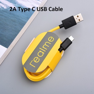 สายชาร์จ USB Type c 2A สําหรับ Realme X50 X7 Q2 X20 X2 6 7 Pro X50m V3 V5 X Q 7i Xiaomi OPPO