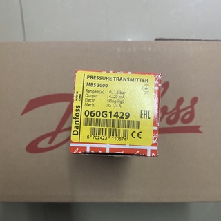 Danfoss 060G1429 Pressure transmitter, MBS 3000, 0.00 bar - 1.60 bar, 0.00 psi - 23.21 psi Sensor MBS 3000-1211-A1AB04-0