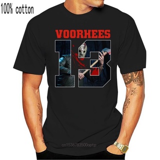 เสื้อยืดแขนสั้น พิมพ์ลาย Voorhees 13 Jason Voorhees ใส่สบาย ไซซ์ S - 3Xl สําหรับผู้ชาย