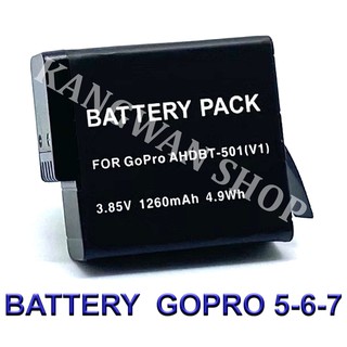 GoPro HERO7 Black / GoPro HERO6 Black / GoPro HERO5 Black / GoPro HERO 2018 Camera Battery for GoPro