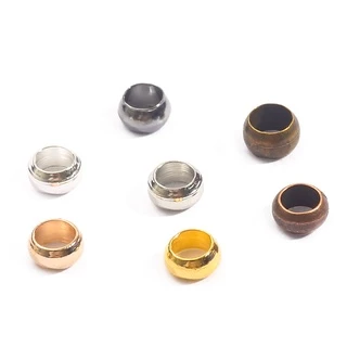 1.5-4 มม. Stopper Spacer ลูกปัดสําหรับ DIY สร้อยคอสร้อยข้อมือเครื่องประดับทํา
