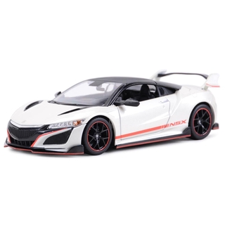 Maisto 1:24 2018 Acura NSX รถหล่อแบบคงที่โมเดลของเล่นงรถยนต์านอดิเรกของสะสม