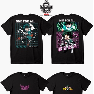 เสื้อยืด ลายการ์ตูนอนิเมะ BOKU NO HERO MY HERO ACADEMIA MIDORIYA IZUKU DEKU PLUS ULTRA