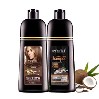แชมพูปิดผมขาว ปิดหงอก แชมพูสระผม ย้อมสีผมขนาด 500 ml