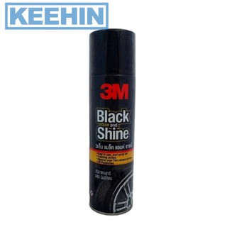 3เอ็ม โฟมทำความสะอาดเคลือบเงาและปกป้องยางรถยนต์ 440 ml. 3M Black and Shine Foam Cleaner Gloss and Protect Tire 440 ml.